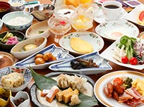 朝食バイキング