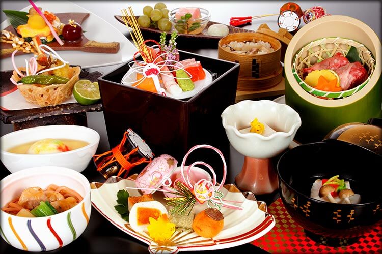 小宴会場で夕食